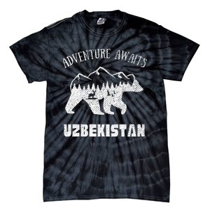 Adventure Awaits Uzbekistan Outdoors Uzbekistan Vacation Tie-Dye T-Shirt