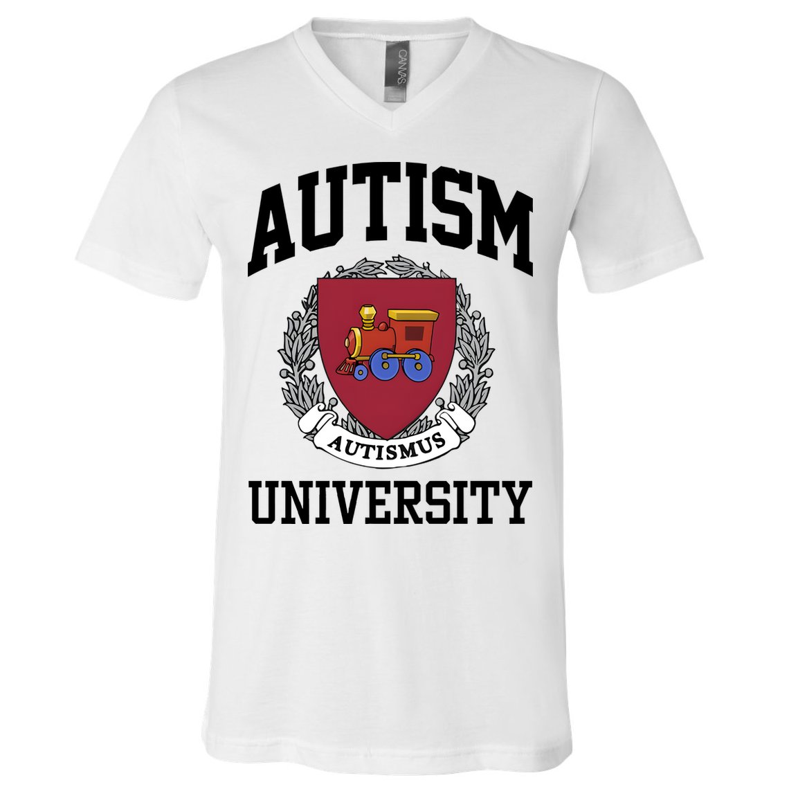 Autism Autismus University Autism Awareness Lover V-Neck T-Shirt