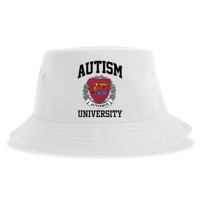 Autism Autismus University Autism Awareness Lover Sustainable Bucket Hat