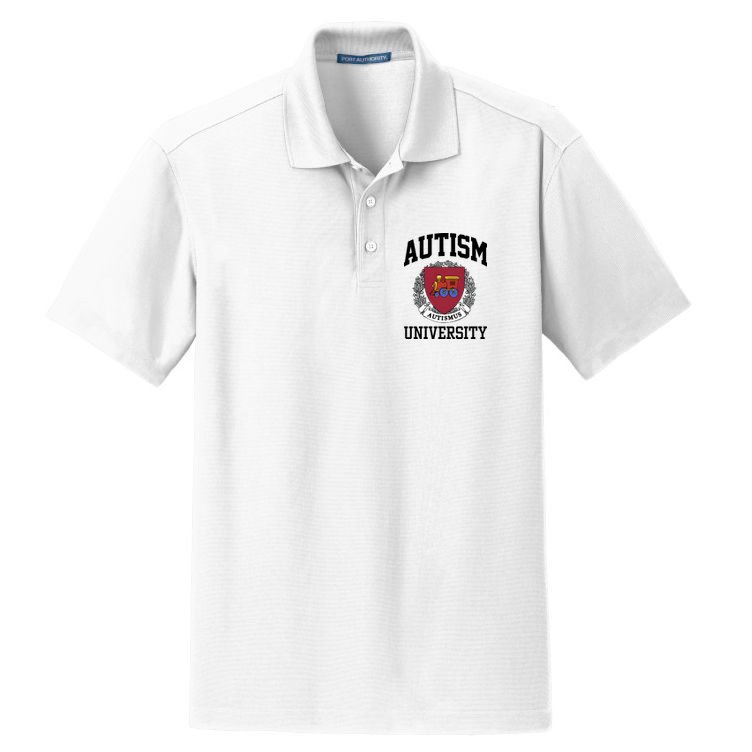 Autism Autismus University Autism Awareness Lover Dry Zone Grid Polo