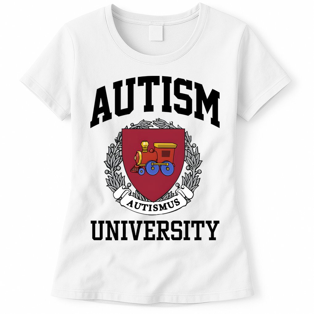 Autism Autismus University Autism Awareness Lover Womens T-Shirt