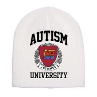 Autism Autismus University Autism Awareness Lover Short Acrylic Beanie
