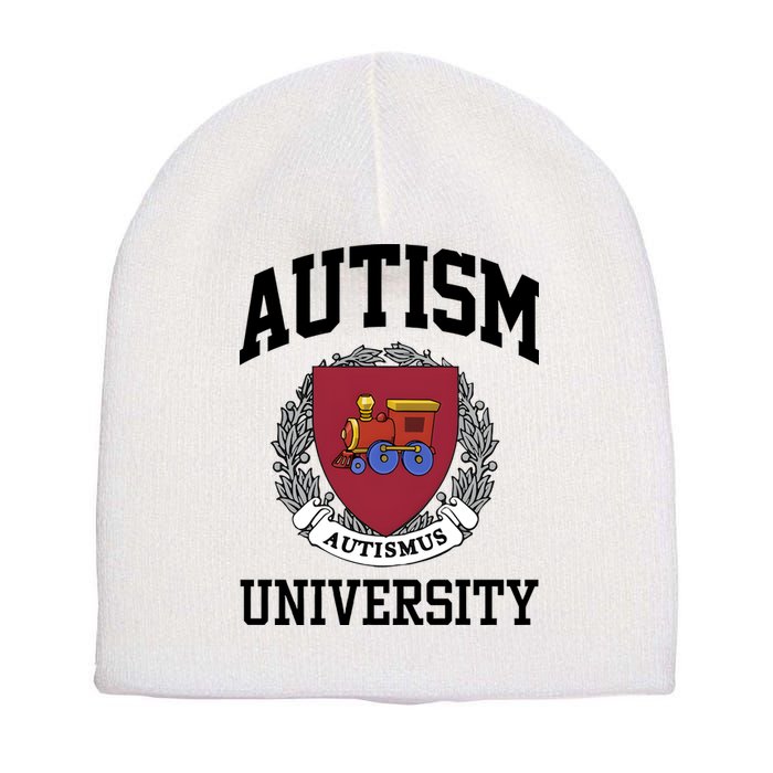 Autism Autismus University Autism Awareness Lover Short Acrylic Beanie