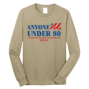 Americans Anyone Under 80 2024 Long Sleeve Shirt