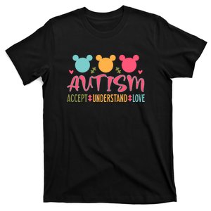 Autism Accept Understand Love Autism Awareness Month T-Shirt