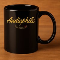 Audiophile 11oz C Handle Ceramic Mug