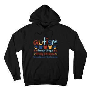 Autism Always Unique Totally Intelligent Sometimes Mysterious Hoodie