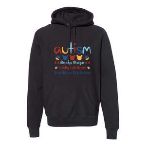 Autism Always Unique Totally Intelligent Sometimes Mysterious Premium Hoodie