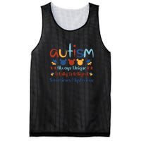 Autism Always Unique Totally Intelligent Sometimes Mysterious Mesh Reversible Basketball Jersey Tank