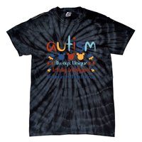 Autism Always Unique Totally Intelligent Sometimes Mysterious Tie-Dye T-Shirt