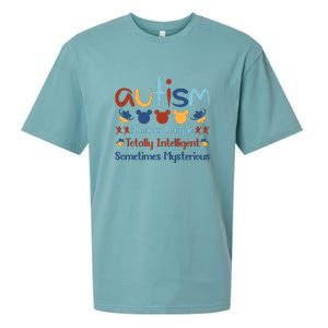 Autism Always Unique Totally Intelligent Sometimes Mysterious Sueded Cloud Jersey T-Shirt