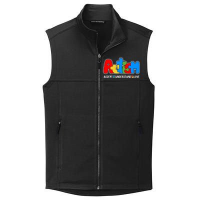 Autism Accept Understand Love Awareness Collective Smooth Fleece Vest