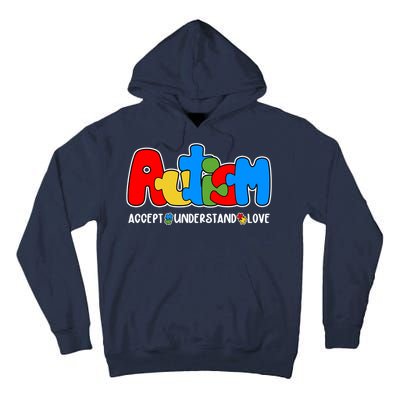 Autism Accept Understand Love Awareness Tall Hoodie