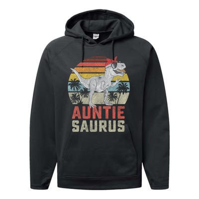 Auntiesaurus Performance Fleece Hoodie