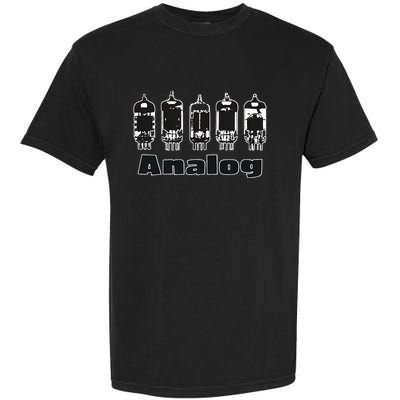 Aesthetic Analog Vacuum Tubes Audio Design Garment-Dyed Heavyweight T-Shirt