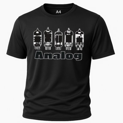 Aesthetic Analog Vacuum Tubes Audio Design Performance Shirt