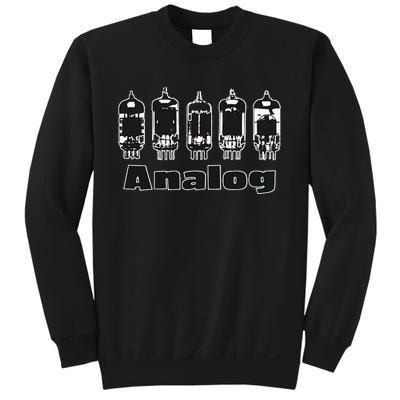 Aesthetic Analog Vacuum Tubes Audio Design Sweatshirt