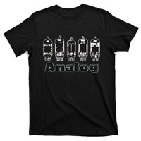 Aesthetic Analog Vacuum Tubes Audio Design T-Shirt