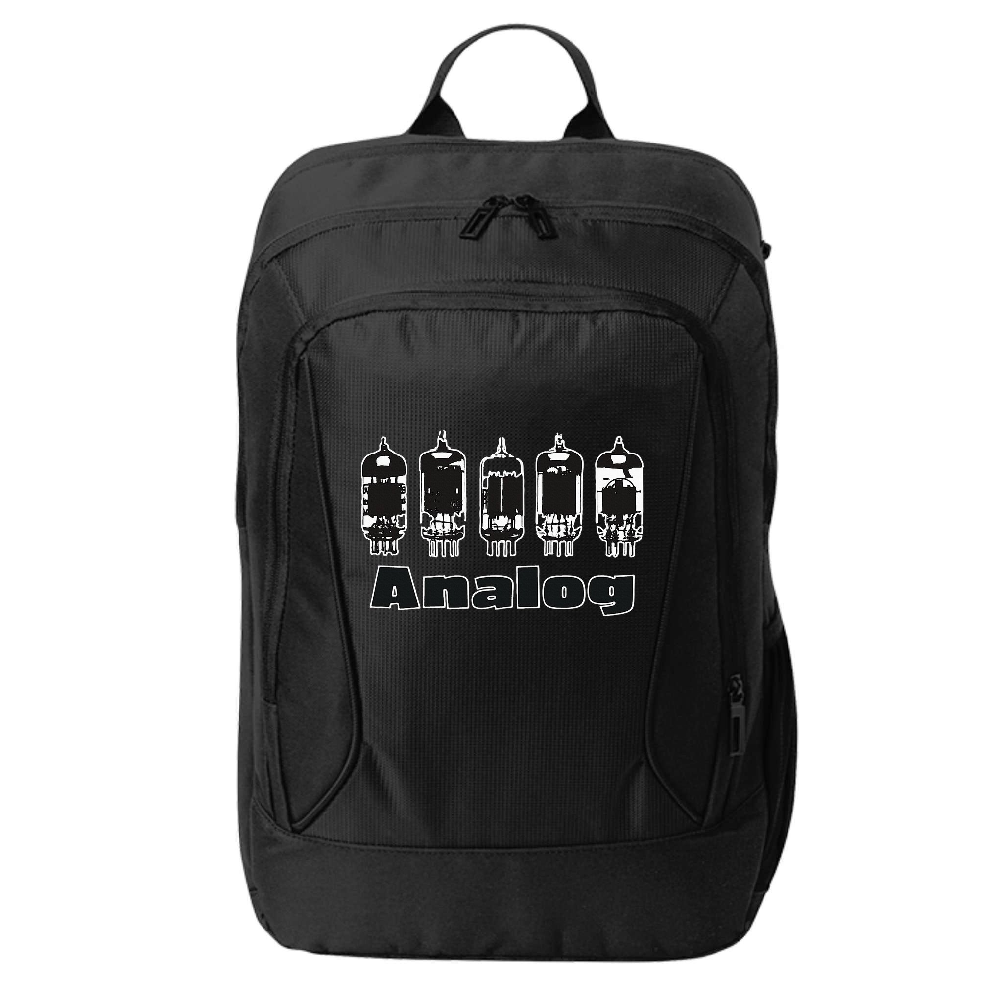 Aesthetic Analog Vacuum Tubes Audio Design City Backpack