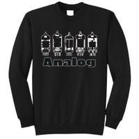 Aesthetic Analog Vacuum Tubes Audio Design Tall Sweatshirt