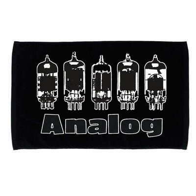 Aesthetic Analog Vacuum Tubes Audio Design Microfiber Hand Towel