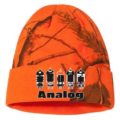 Aesthetic Analog Vacuum Tubes Audio Design Kati Licensed 12" Camo Beanie