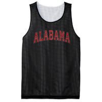 Alabama Al Vintage Sports Design Gifts Mesh Reversible Basketball Jersey Tank