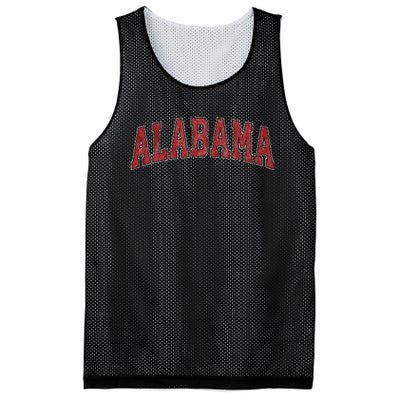 Alabama Al Vintage Sports Design Gifts Mesh Reversible Basketball Jersey Tank