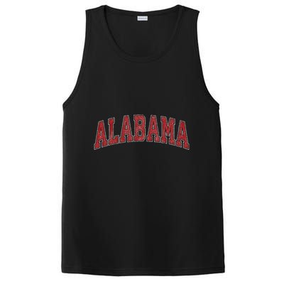 Alabama Al Vintage Sports Design Gifts PosiCharge Competitor Tank