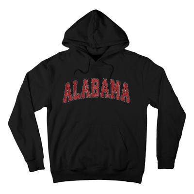 Alabama Al Vintage Sports Design Gifts Tall Hoodie