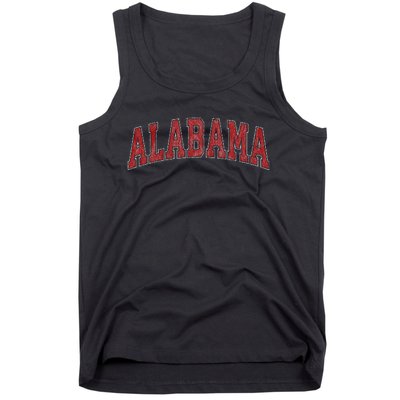 Alabama Al Vintage Sports Design Gifts Tank Top