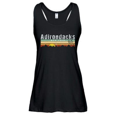 Adirondacks Apparel Vintage Adirondacks Hiking Ladies Essential Flowy Tank