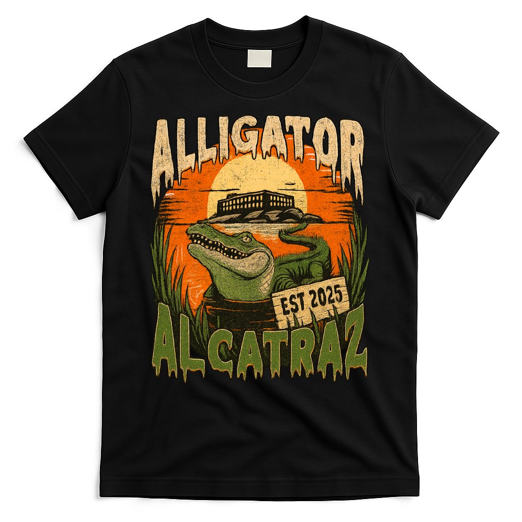 Alligator Alcatraz Vintage Gator Est 2025 T-Shirt
