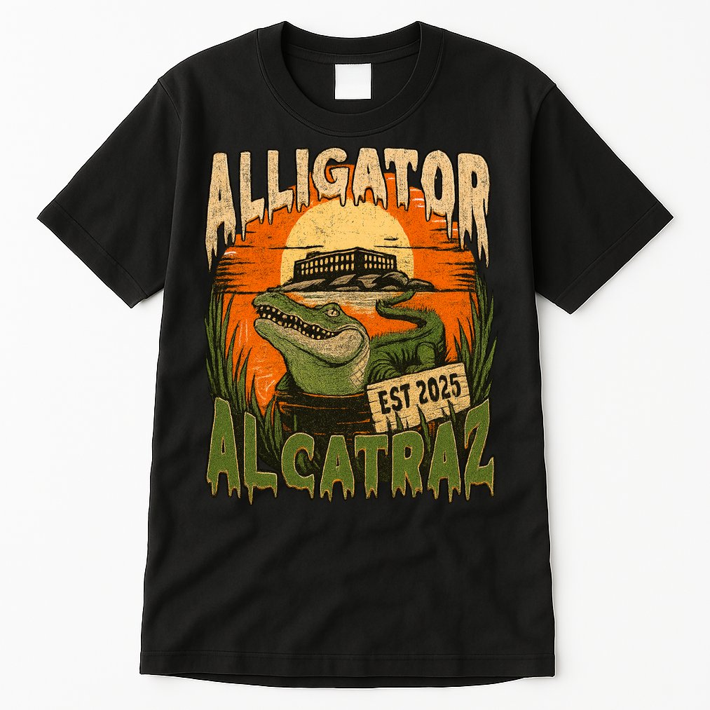 Alligator Alcatraz Vintage Gator Est 2025 Tall T-Shirt