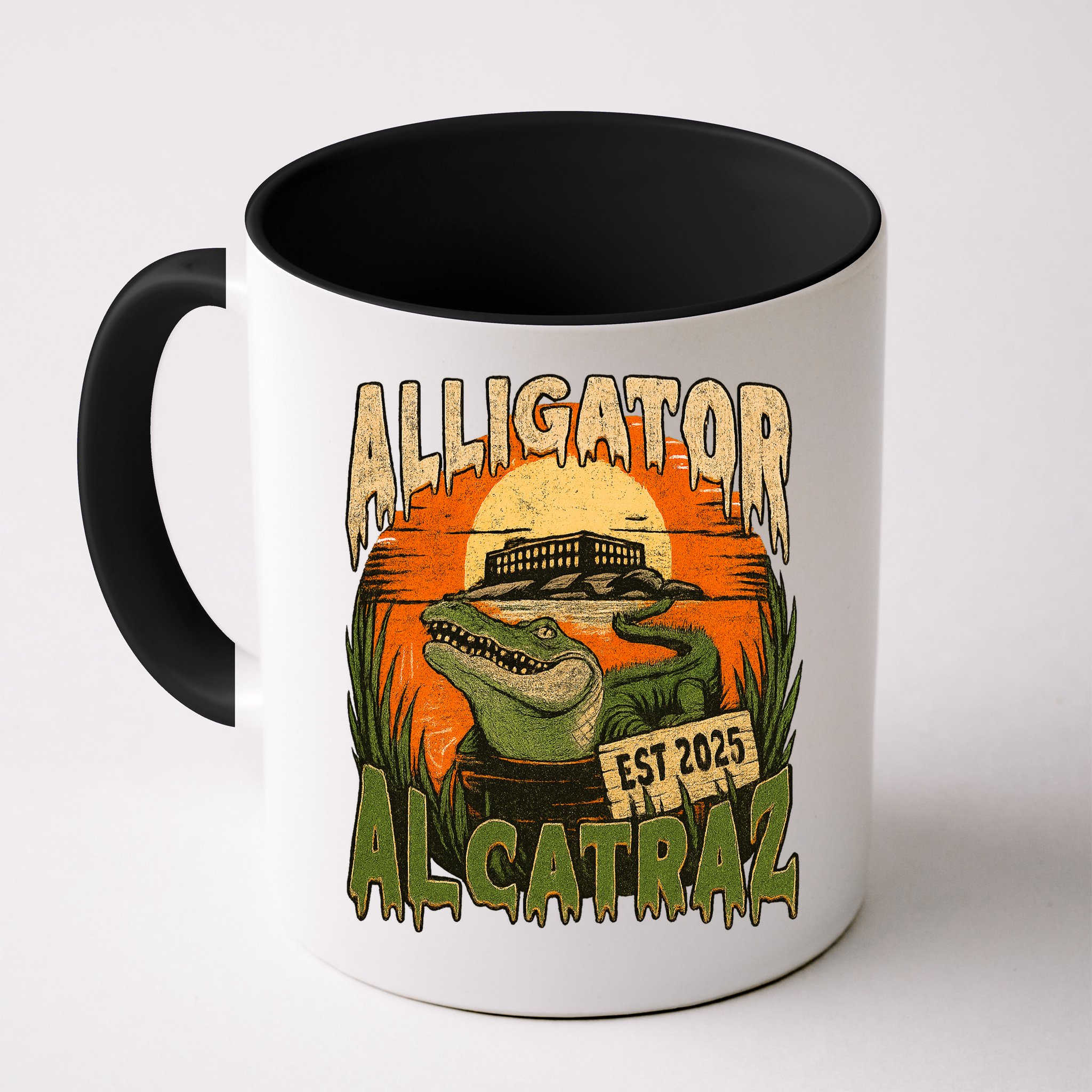 Alligator Alcatraz Vintage Gator Est 2025 Mug