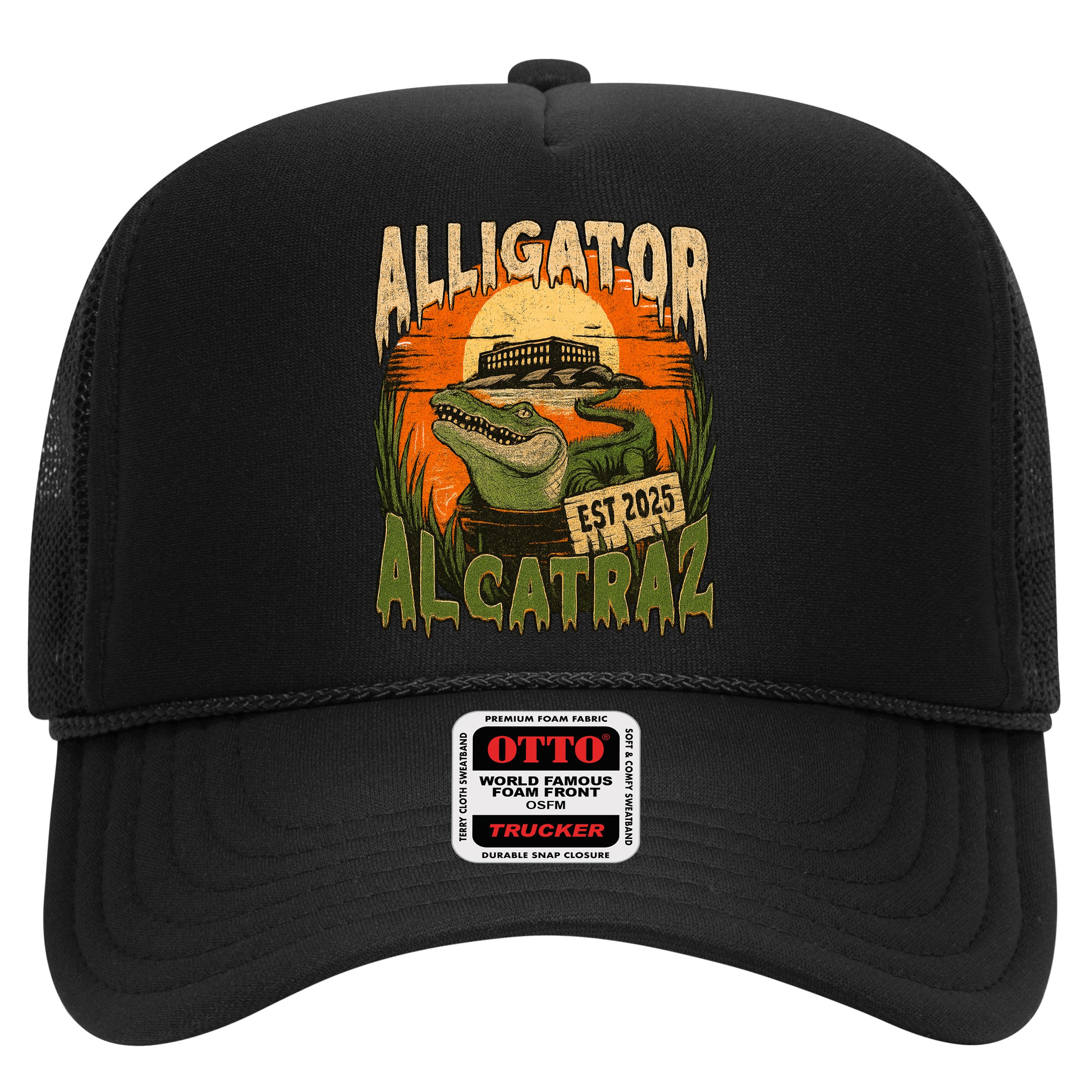 Alligator Alcatraz Vintage Gator Est 2025 Hat