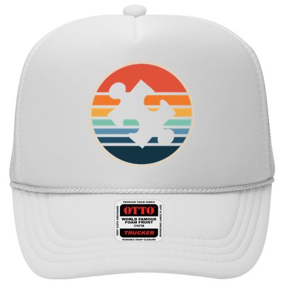 Autism Awareness Vintage Puzzle Trucker Hat