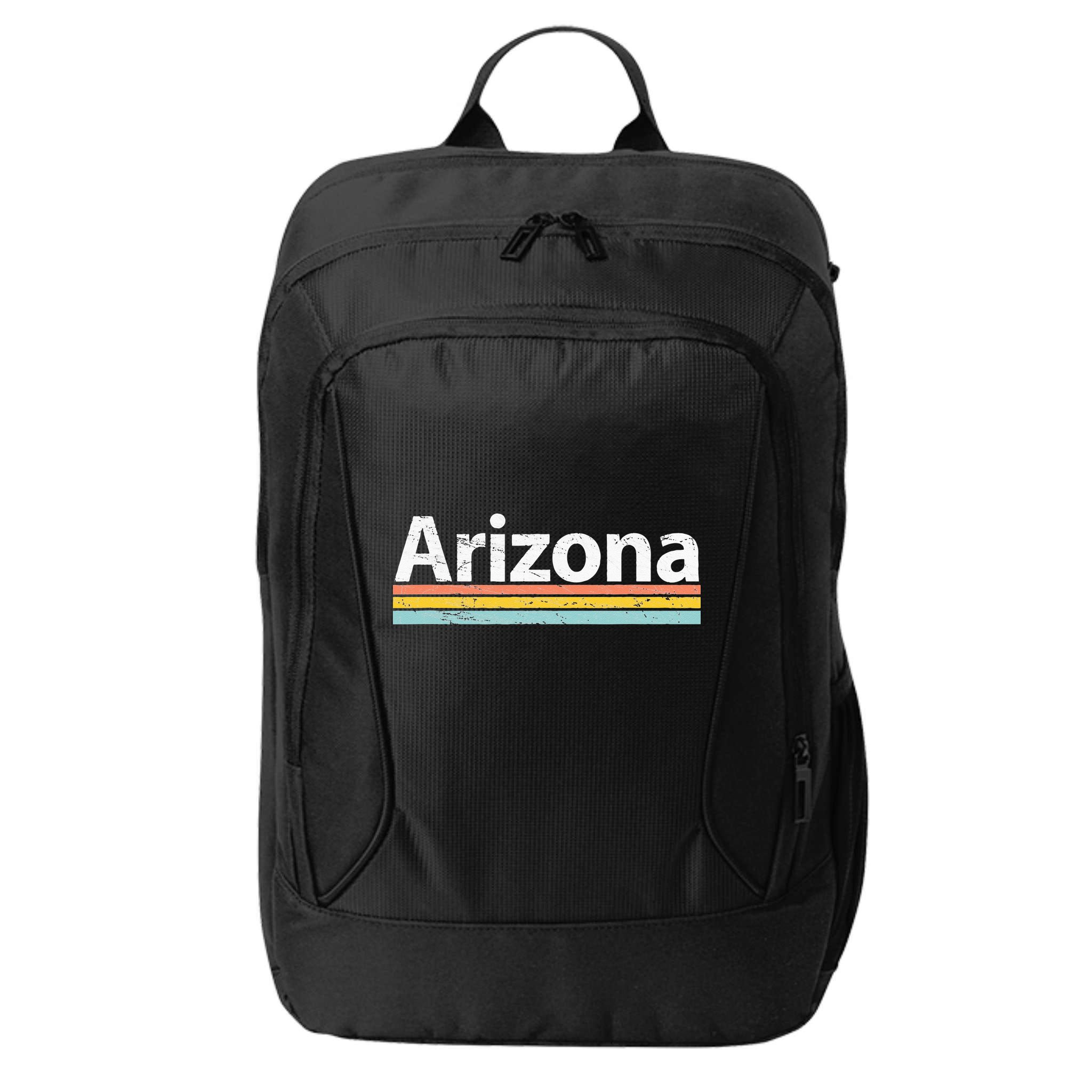 Arizona AZ Vintage Worn Design Retro Stripes Classic City Backpack