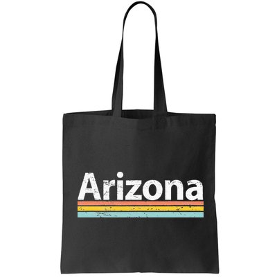 Arizona AZ Vintage Worn Design Retro Stripes Classic Bag