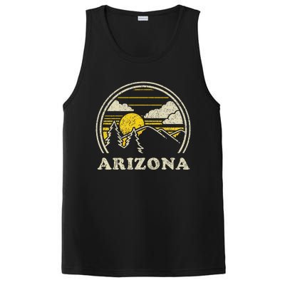 Arizona AZ Vintage Hiking Mountains PosiCharge Competitor Tank