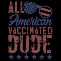 All American Vaccinated Dude 4th Of July Patriotic Idea Funny Gift Cooling Performance Crew T-Shirt