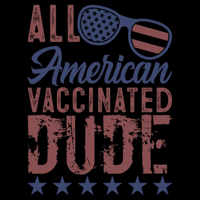 All American Vaccinated Dude 4th Of July Patriotic Idea Funny Gift Cooling Performance Crew T-Shirt
