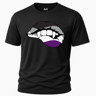 Asexual Ace Vampire Lips Fangs Costume Easy Halloween Gifts Performance Shirt