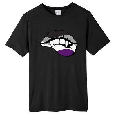 Asexual Ace Vampire Lips Fangs Costume Easy Halloween Gifts Tall Fusion ChromaSoft Performance T-Shirt