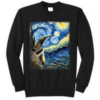 Artistic Anteater Van Gogh Style Starry Night Anteater Tall Sweatshirt