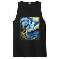 Artistic Anteater Van Gogh Style Starry Night Anteater PosiCharge Competitor Tank