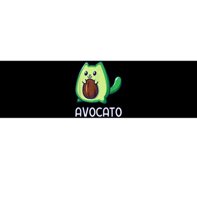 Avogato Avocado Vegan Cat Bumper Sticker