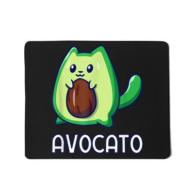 Avogato Avocado Vegan Cat Mousepad