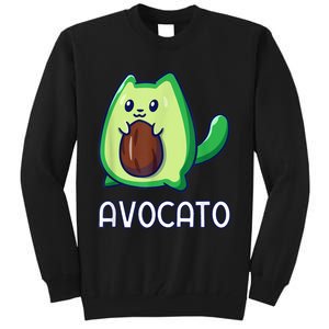 Avogato Avocado Vegan Cat Tall Sweatshirt