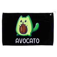 Avogato Avocado Vegan Cat Grommeted Golf Towel